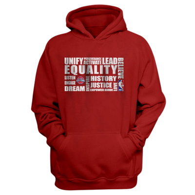 EQUALITY Detroit Pistons Hoodie